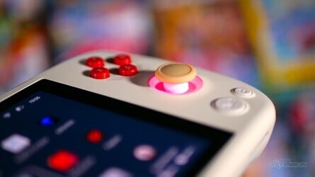 The LED rings around the analogue sticks can be disabled if you find them too distracting