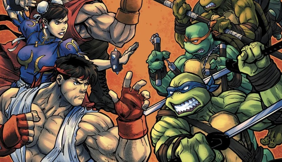 Teenage Mutant Ninja Turtles And Street Fighter