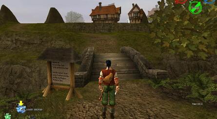 Wishworld in action; this precursor to Fable already shows some of the hallmarks that would make it into the final game