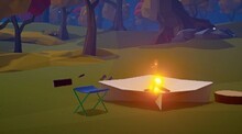 Chillin' by the Fire