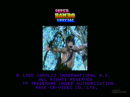 Super Rambo Special for the MSX2
