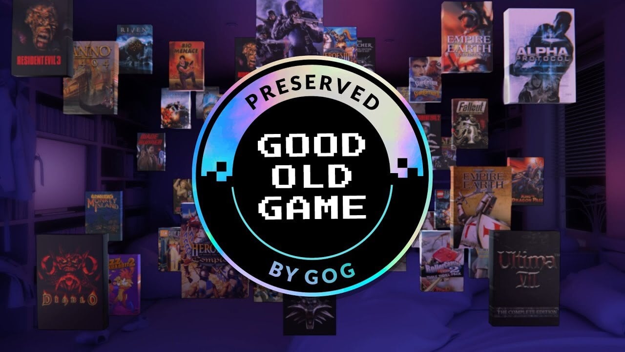 GOGは、2025年末までに新しいプログラムを通じて「少なくとも500ゲーム」を保存する予定です