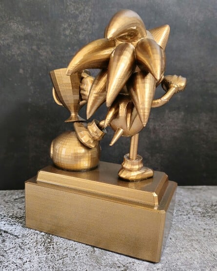 I Wanted F1 Legend Ayrton Senna's Sonic Trophy So Bad, I Made My Own 1