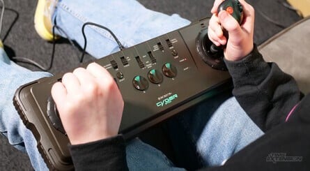 The original Cyber Stick supported After Burner II on the Mega Drive via an unofficial homemade adapter, and it's arguably the best game on the Mega Drive Mini II to experience the 2022 version with