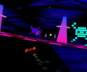 Polybius is a tunnel shooter based on the famous urban myth about a fictitious arcade cabinet used for government experiments
