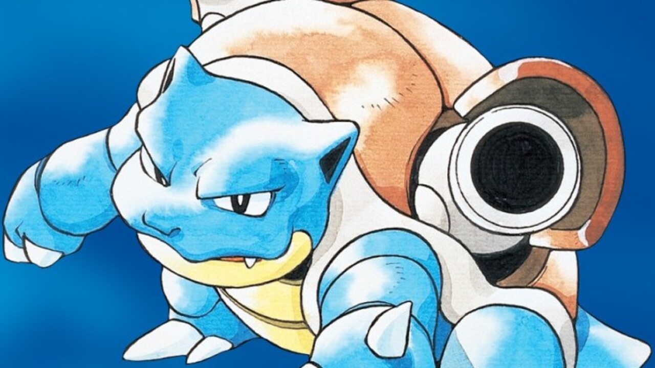 Hi-res Pokémon Art — 1995 Game Freak website splash page by Ken