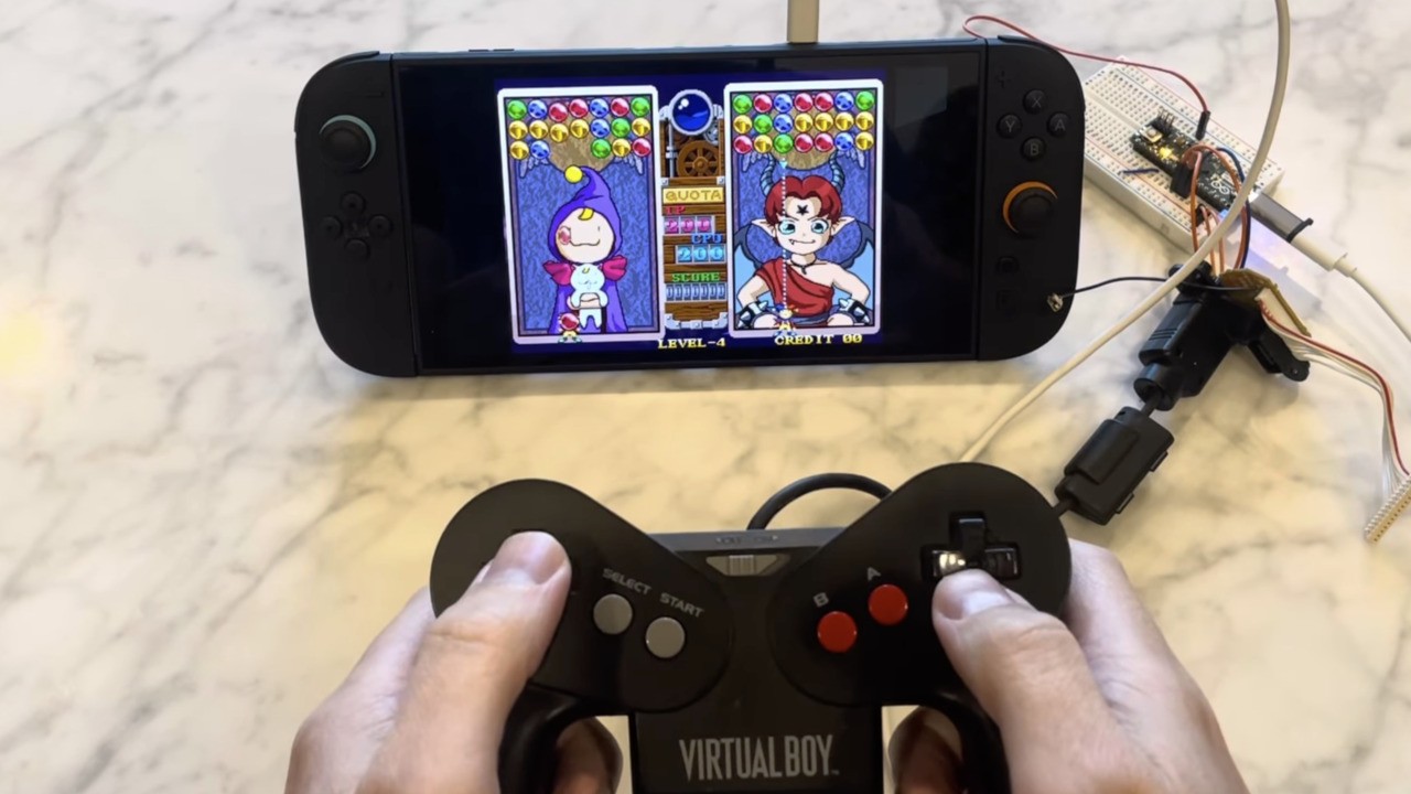 任天堂Switch Switch Isn't Getting A Virtual Boy Controller, So This Modder Has