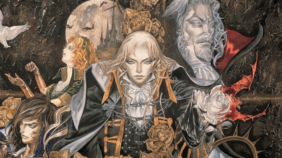 Castlevania: Symphony of the Night was in development for which handheld system?