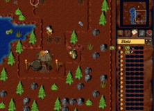 Gruntz featured an easy-to-pick-up point-and-click interface. After clicking on your "Grunt", the left click lets you use items, while the right click controls your movement around the world