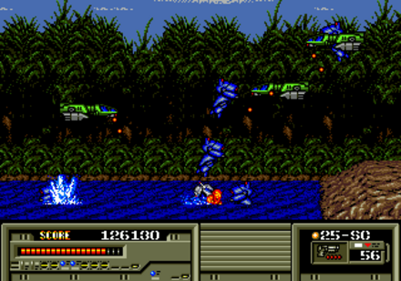 Assault Suit Leynos / Target Earth (Mega Drive, 1990)