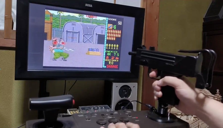 The Mega Drive Mini 2 Cyber Stick Is Getting A Gun Attachment Perfect For Operation Wolf 1