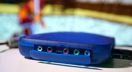 The SuperStation One boasts a dazzling array of AV connections, as well as a port on the bottom which will allow it to connect to the forthcoming SuperDock