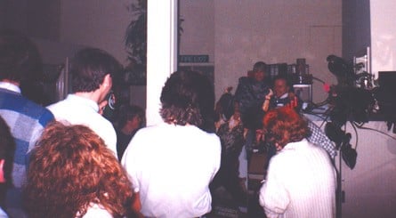 Ocean Xmas party 1987 in the upstairs offices at Central Street