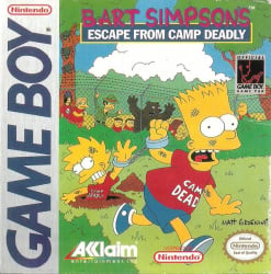 Bart Simpson's Escape from Camp Deadly Cover