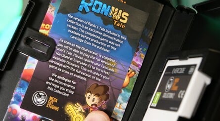 Evercade games come with full-colour manuals packed with screens, images and info.