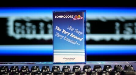 The Commodore 64 Ultimate comes with a spiral-bound manual and 'The Very' Second' USB drive, which looks like a tape and comes packed with games, programs and SID-based music