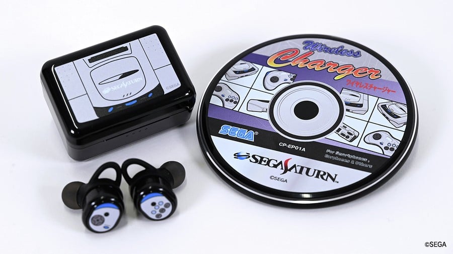 Sega Saturn Wireless Earphones And Wireless Charger Go On Sale In Japan 1