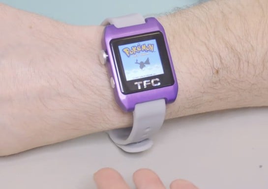 This Wristwatch-Sized Game Boy Color Doesn't Use Emulation And Runs Physical Carts