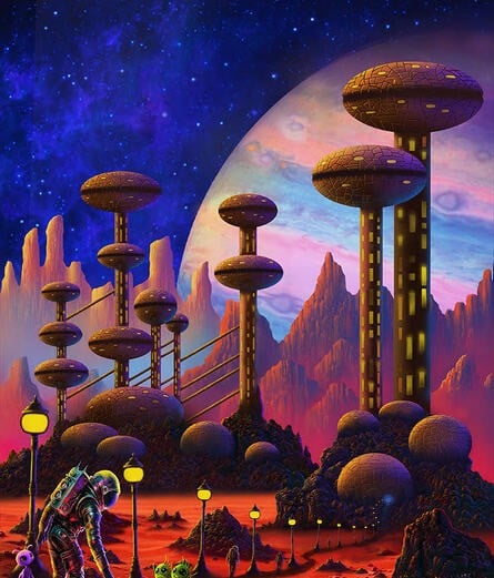 Examples of Flynn's amazing art for the game