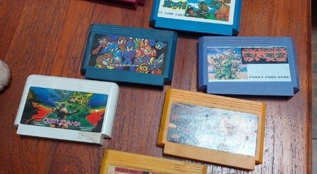 My friend Paul Loubser kindly sent these photos of various Famicom carts and bootleg Mega Drive games he recently picked up in South Africa