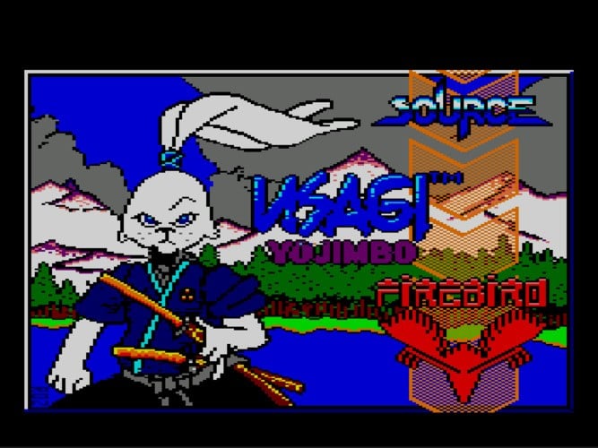 Samurai Warrior: The Battles of Usagi Yojimbo for the Amstrad CPC features more vibrant colours and a more detailed icon of the game's lead character Miyamoto Usagi but changes the layout of the game's world slightly from the original and also cuts the cave monster featured in the mountain pass section