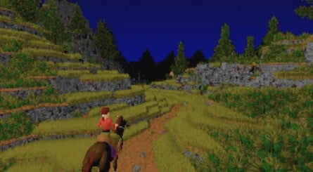 Ecstatica's fixed camera may have reduced immersion and made controlling the action frustrating at times, but it lent the game an impressive sense of scale