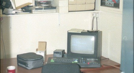 The upstairs of Central Street back in 1985