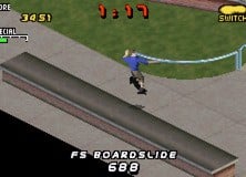 Tony Hawk's Pro Skater 2 for the Game Boy Advance features seven playable levels. This includes the Hangar, School II, Marseille, New York, and Skatestreet levels from the original PlayStation game, as well as two GBA-exclusive stages named Warehouse and Rooftops