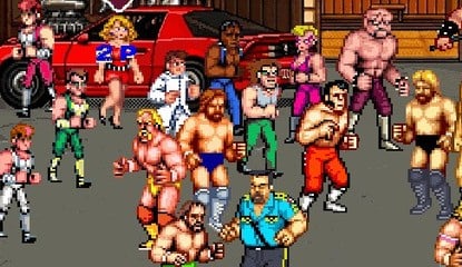 Double Dragons Is An Unhinged Mashup of Kunio-kun, IK+, and... WWF Superstars