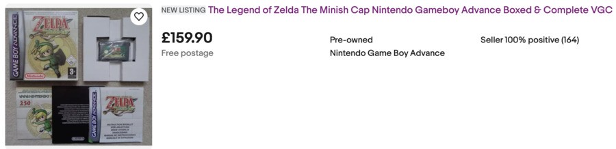 Random: Used Book Retailer Half Price Books Is Selling Zelda: Minish Cap For $400 1