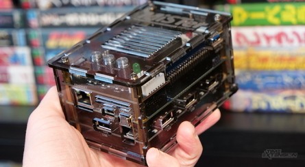 Depending on where you purchase your MiSTer from, you'll get the option of having a case fitted which not only protects the boards within but also helpfully labels each port