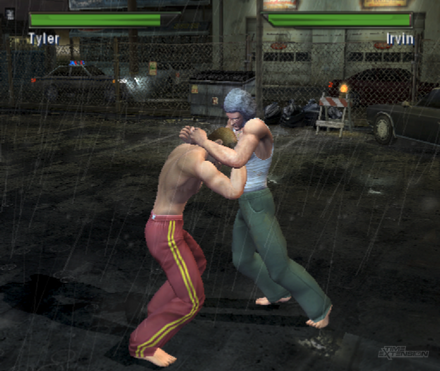 Despite its terrible reputation, the combat engine in Fight Club is serviceable, incorporating context-sensitive directional commands, grapples and counters