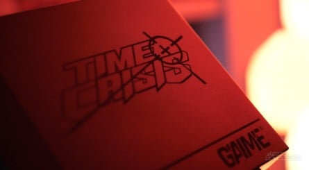 The micro-console portion of the G'AIM'E is small and will effortlessly fit into your AV setup. The pedal (bundled with the Premium and Ultimate editions) helps recreate the authentic Time Crisis experience