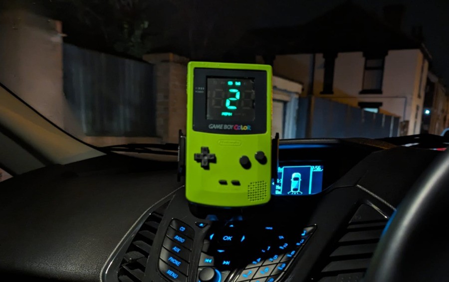 Game Boy Color Speedometer
