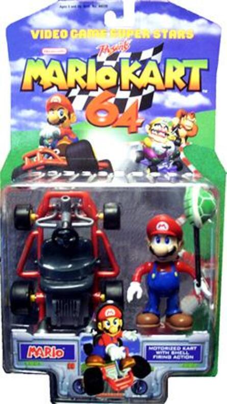 The Mario Kart 64 line featured 6 of the 8 racers, with only Toad and Peach missing from the collection