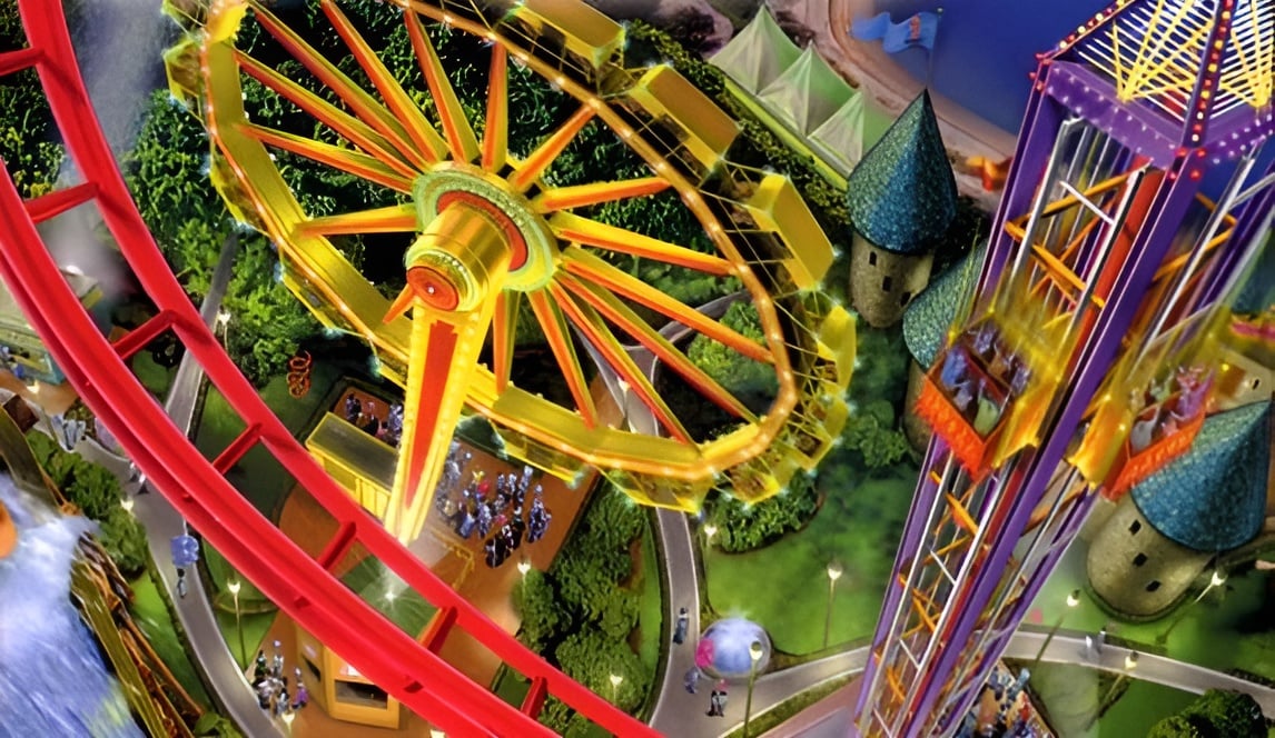 Roller Coaster Tycoon World New Typhoon Ride Mini Update!