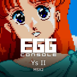 EGGCONSOLE Ys II MSX2 Cover