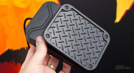 The G’AIM’E is surprisingly sleek and will be easy to fit into your AV setup