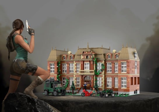 4,300-Piece FanBrix Build of Lara Croft Manor Coming to Celebrate Tomb Raider's 30th Anniversary