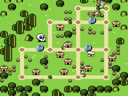 The NES port was handled by Radical Entertainment, and its visuals are based loosely on the SNES version, complete with Suoer Mario World-style sprites
