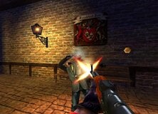 In addition to its single-player campaign, No One Lives Forever also featured a couple of different multiplayer modes, including a standard death match and a Good Vs. Evil team-based mode
