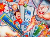 Famicom Crazy Climber climber scaling a skyscraper