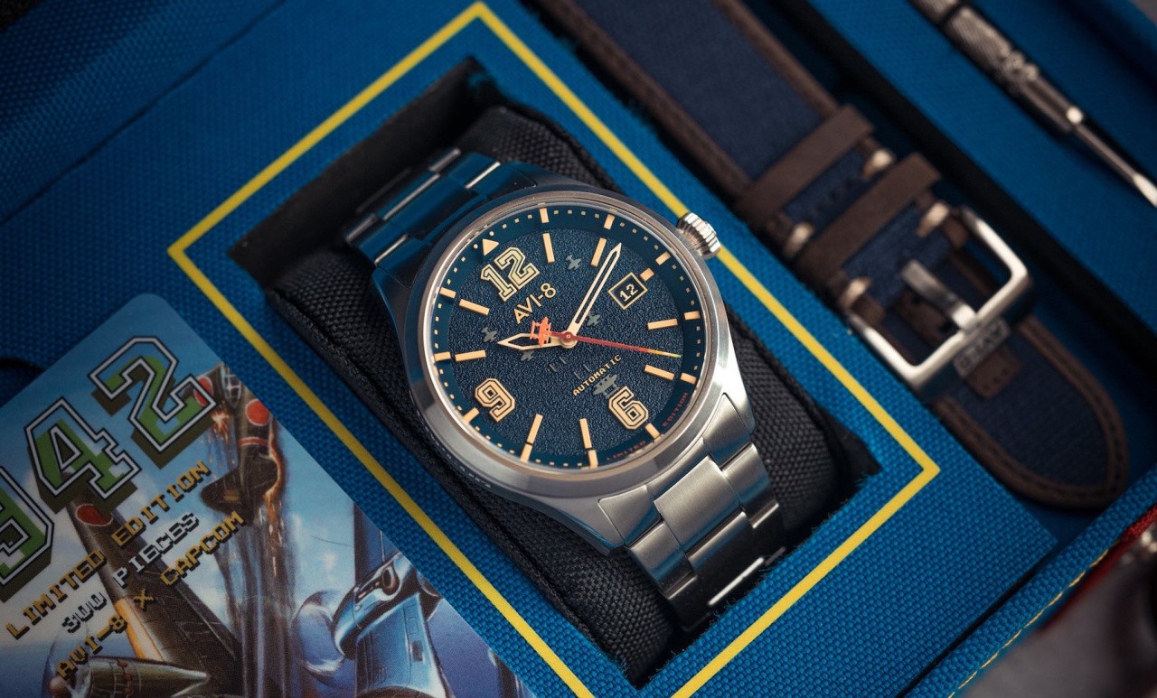 Capcom and Avi-8 Reveal Limited Edition 1942 Watches Inspired by Classic Arcade Shooter