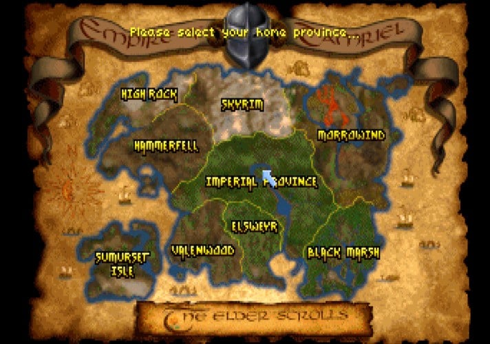 Character creation in Daggerfall