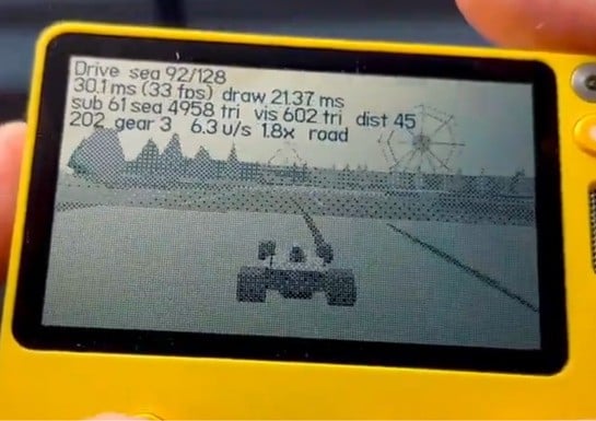 Check Out This Impressive Footage Of Sega's Virtua Racing Running On Playdate