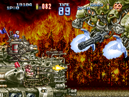 Irem's Geo Storm / Gun Force II showcased the talents of many of the staff who would later make Metal Slug at Nazca