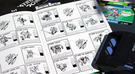The Western version of the Barcode Battler is actually the second-generation model, complete with an output port for connecting to game consoles like the Super Famicom