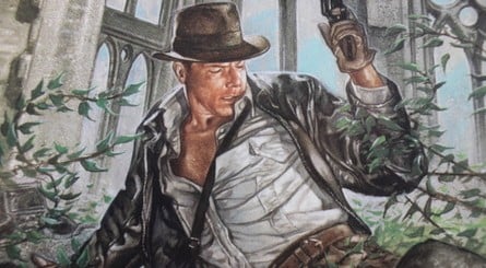 The Star Wars illustrator Dave Dorman did the covers for all four issues of Indiana Jones And The Iron Phoenix