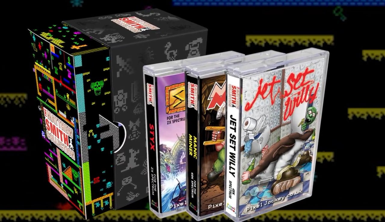 Matthew Smith Collection: Pixel Jockey Reissues Manic Miner, Jet Set Willy and Styx for ZX Spectrum - Nintendo News Article