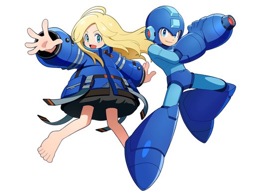 Mega Man Teams Up With Pragmata Star Diana In Perhaps The Cutest Art You'll See Today